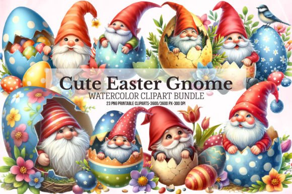 Download Watercolor Easter Gnome Sublimation - Sublimation Collection