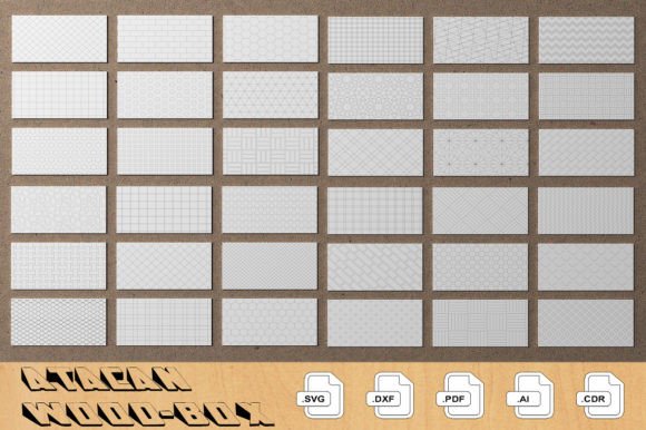 Download Geometric Laser Pattern Design SET 303 - Design Collection