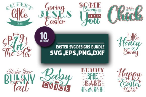 Download Easter Quotes SVG Designs Bundle - Design Collection