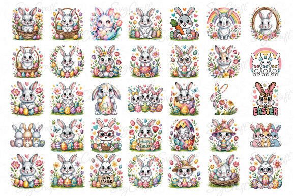 Download Easter Bunny PNG Bundle/ Sublimation PNG - Sublimation Collection
