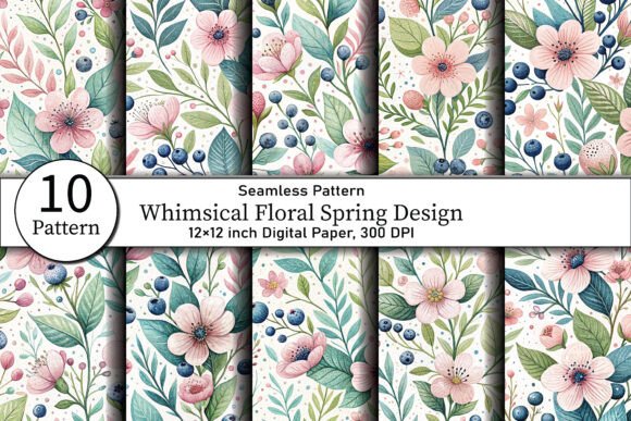 Download Whimsical Floral Spring Design - Design Collection