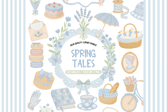 Download Watercolor Spring Cottagecore Clipart - Clipart Collection