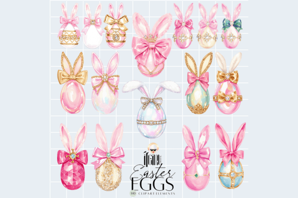 Download Watercolor Easter Eggs Clipart - Clipart Collection