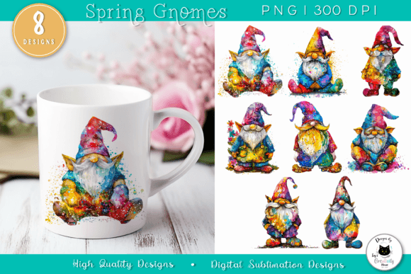 Download Cute Spring Gnome Clipart | Spring PNG - Clipart Collection