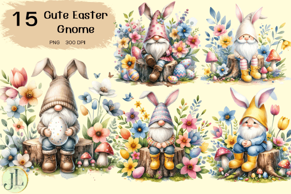 Download Cute Easter Gnome Sublimation Clipart - Sublimation Collection