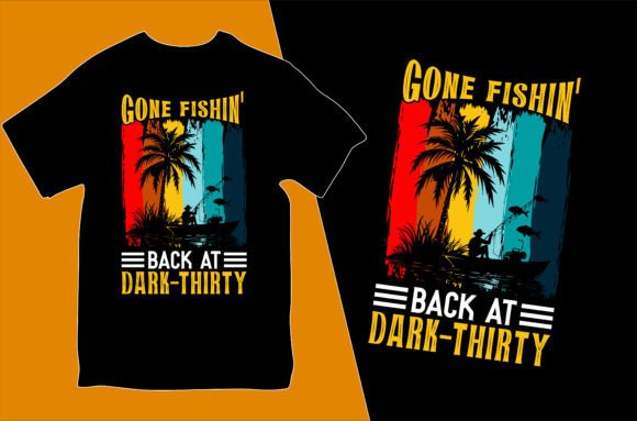 Download Fishing Retro Vintage Tshirt Design - Design Collection