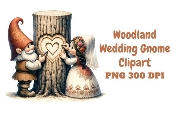 Download Woodland Wedding Gnome Clipart - Clipart Collection