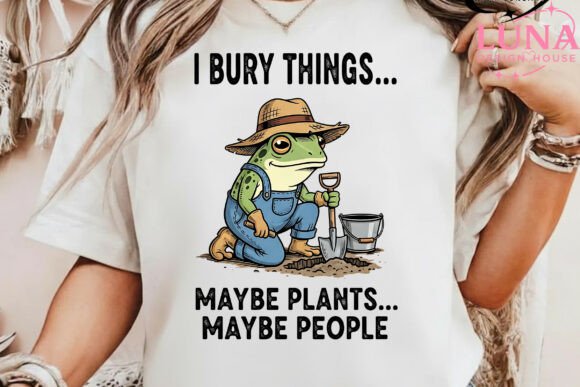 Download Funny Frog Gardening PNG Sublimation - Sublimation Collection