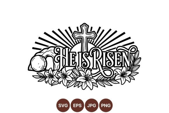 Download He is Risen Easter Design - Design Collection