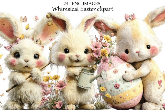 Download Whimsical Easter Clipart - Clipart Collection