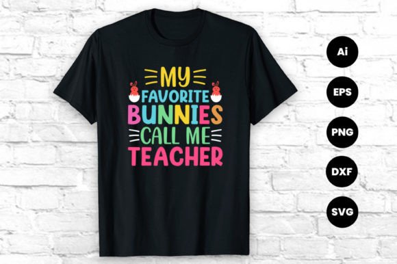 Download Teacher Easter Day Vector T-shirt Design - Design Collection