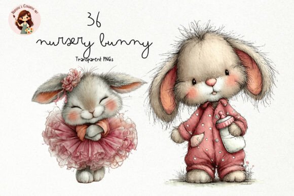 Download Baby Bunny PNG Clipart Nursery - Clipart Collection