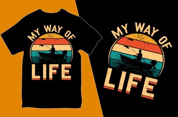 Download Fishing Retro Vintage Tshirt Design - Design Collection