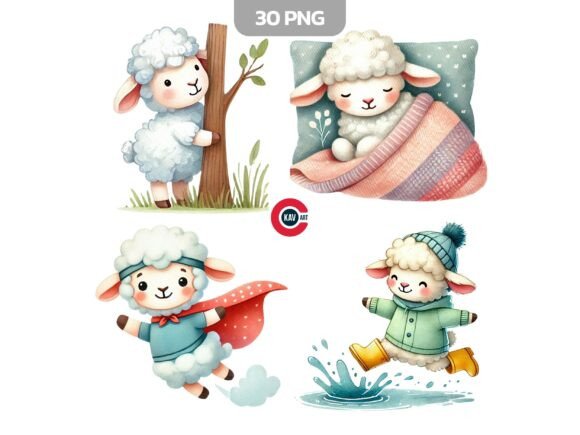Download Nursery Lamb Clipart, Cute Animals - Clipart Collection