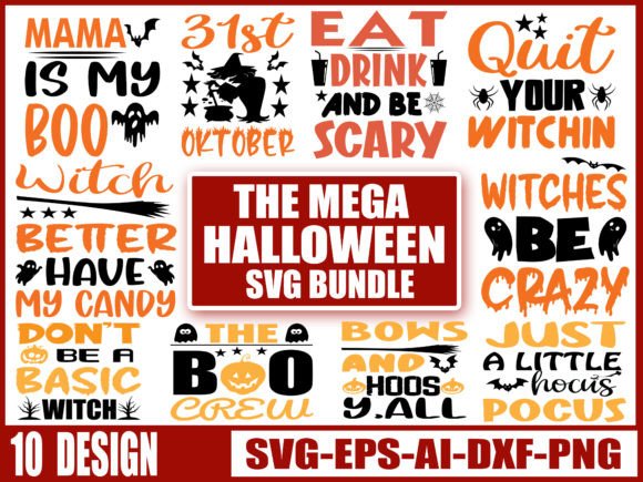 Download Halloween SVG Design Bundle [FREE] - Design Collection