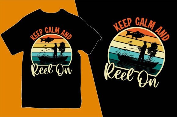 Download Fishing Retro Vintage Tshirt Design - Design Collection