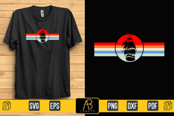Download Sailing Retro Typography Design - Design Collection