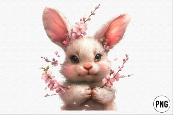 Download Whimsical Bunny Clipart - Clipart Collection