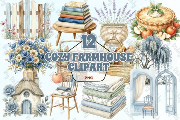 Download Cozy Farmhouse Clipart PNG - Clipart Collection