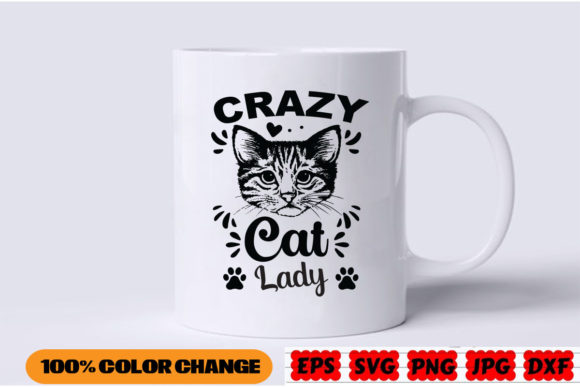 Download Cat Svg Design,Crazy Cat Lady - Design Collection