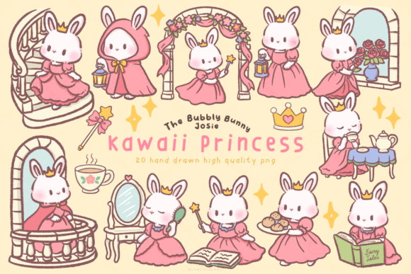 Download Kawaii Princess Bunny Clipart - Premium Resources