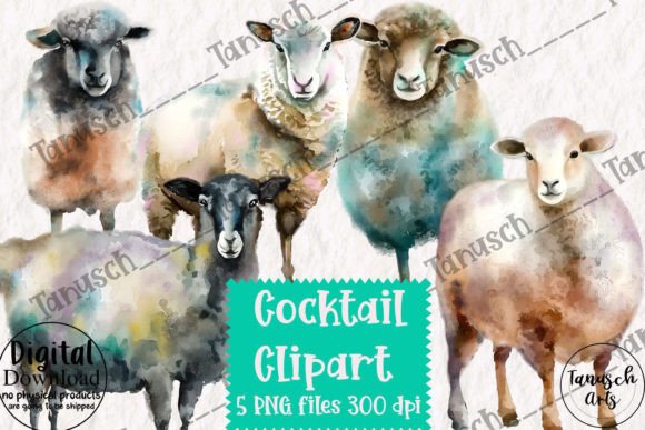 Download Watercolor Sheep Clipart Part 1 - Clipart Collection