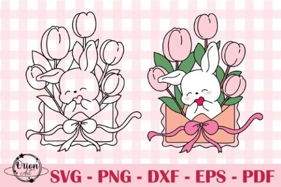 Download Cute Bunny SVG PNG Sublimation Clipart - Sublimation Collection