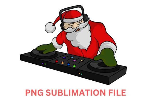 Download Santa Claus DJ PNG Sublimation File - Sublimation Collection
