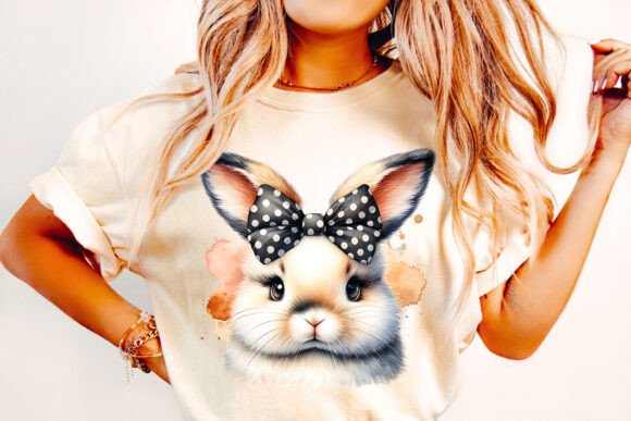 Download Easter Watercolor Bunny PNG Sublimation - Sublimation Collection