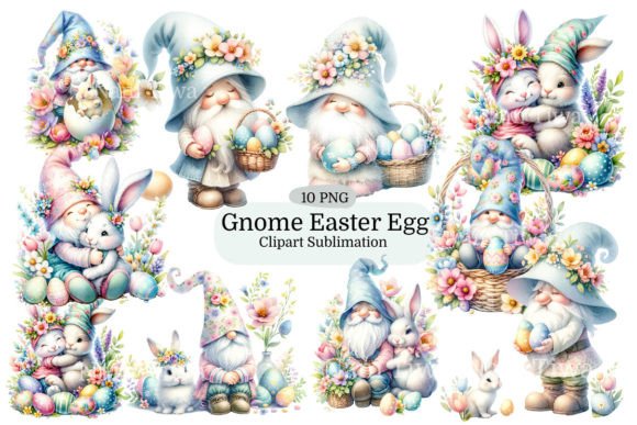 Download Cute Easter Gnome Sublimation Clipart - Sublimation Collection