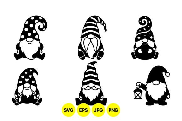Download Cute Holiday Gnome Clipart Pack - Clipart Collection