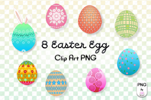 Download Colorful Easter Egg Clipart Sticker PNG - Clipart Collection