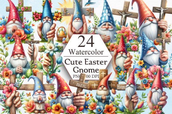Download Cute Easter Gnome Sublimation Clipart - Sublimation Collection