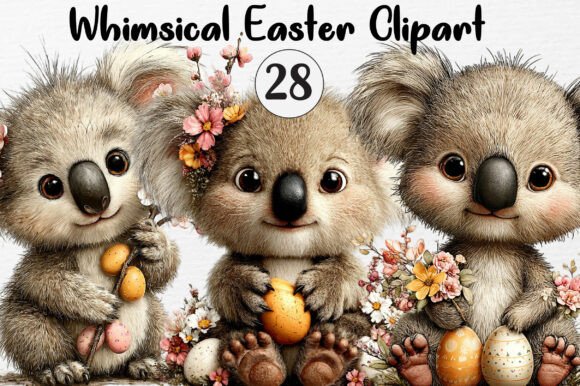 Download Whimsical Easter Clipart - Clipart Collection
