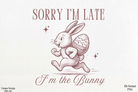 Download Easter Bunny Sublimation Design PNG - Design Collection
