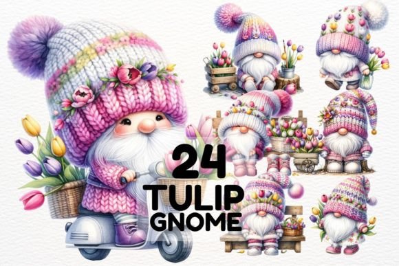 Download Tulip Flower Spring Gnome Clipart - Clipart Collection