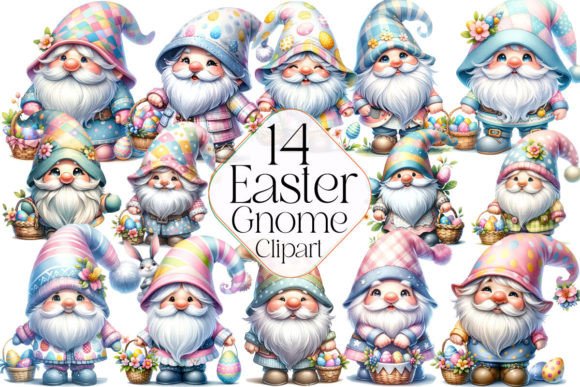 Download Cute Easter Gnome Sublimation Clipart - Sublimation Collection
