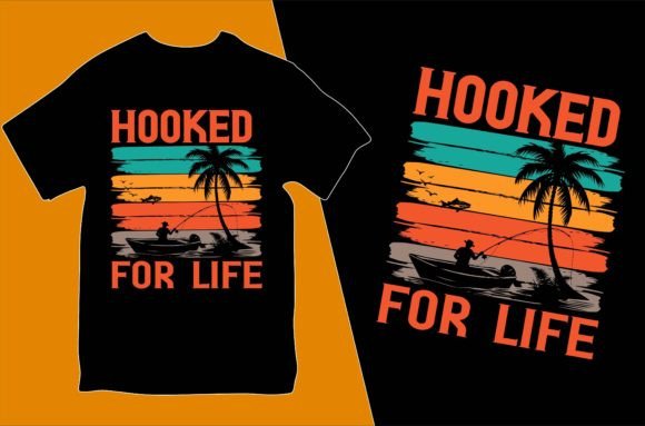 Download Fishing Retro Vintage Tshirt Design - Design Collection
