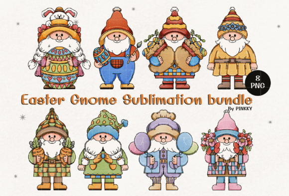 Download Easter Gnome Sublimation Bundle - Sublimation Collection