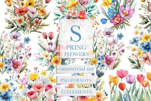 Download Wildflower Meadow, Gardening Clipart, - Clipart Collection