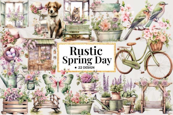 Download Rustic Spring Day Clipart - Clipart Collection