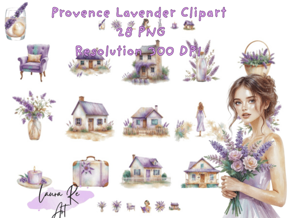 Download Provence Lavender Clipart - Clipart Collection