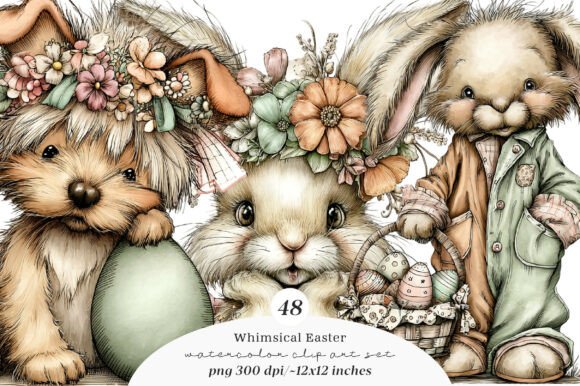 Download Whimsical Easter Clipart - Spring Png - Clipart Collection
