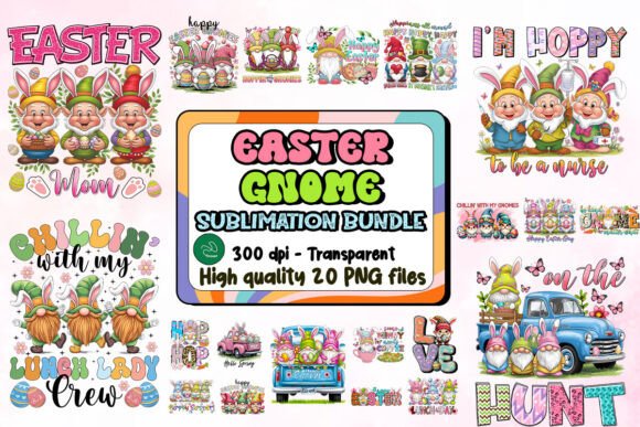 Download Easter Gnome Sublimation Bundle - Sublimation Collection