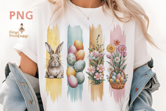 Download Pastel Brush Stroke Easter Clipart PNG - Clipart Collection