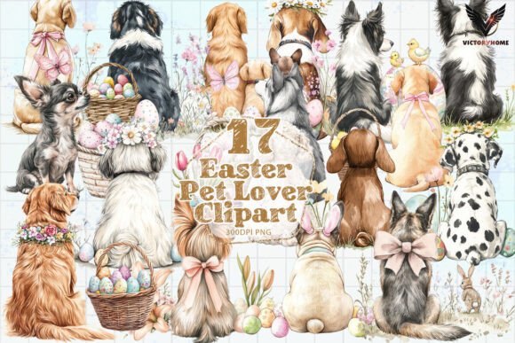 Download Easter Pet Lover Clipart PNG - Clipart Collection