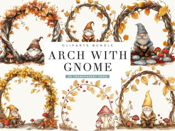 Download Arch with Gnome Clipart Bundle - Clipart Collection