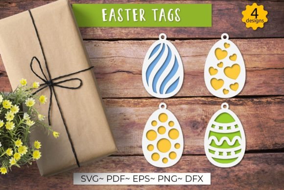 Download 3d Easter Tag Svg Layered Easter Designs - Design Collection