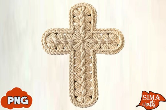 Download Faux Yarn Crochet Cross Sublimation - Sublimation Collection