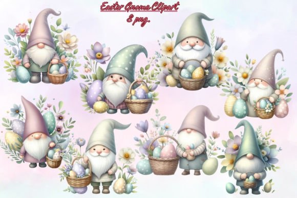Download Easter Cute Gnome Clipart - Clipart Collection